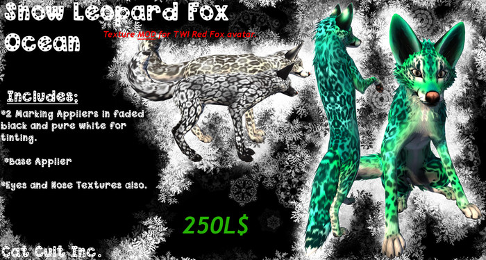 Second Life Marketplace - Snow Leopard Fox Ocean