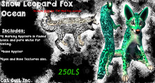 Snow Leopard Fox Ocean