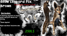 Snow Leopard Fox Brown