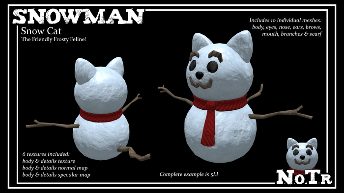 .:NoTr:. Snowman - Snow Cat
