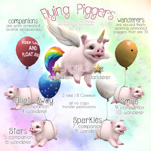 JIAN Flying Piggers 8. Sparkles Wanderer BOX