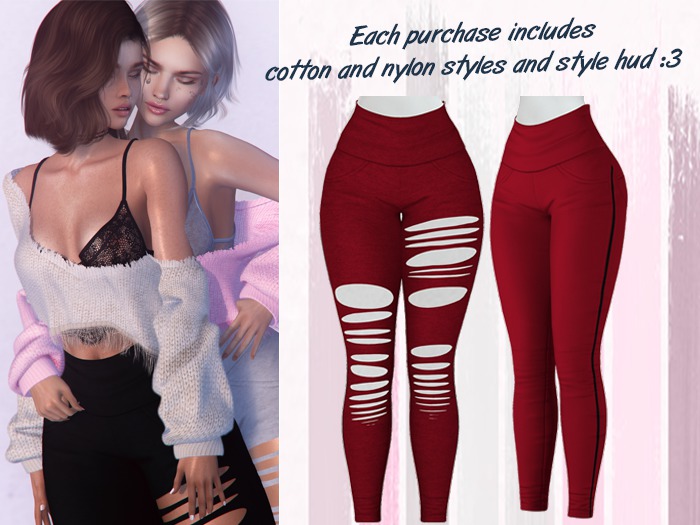 Lunar - Vivi Leggings - Scarlet Red