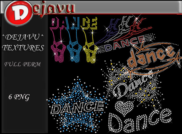 ^^Dejavu^ Full Perm Rhinestone Dance Png 02