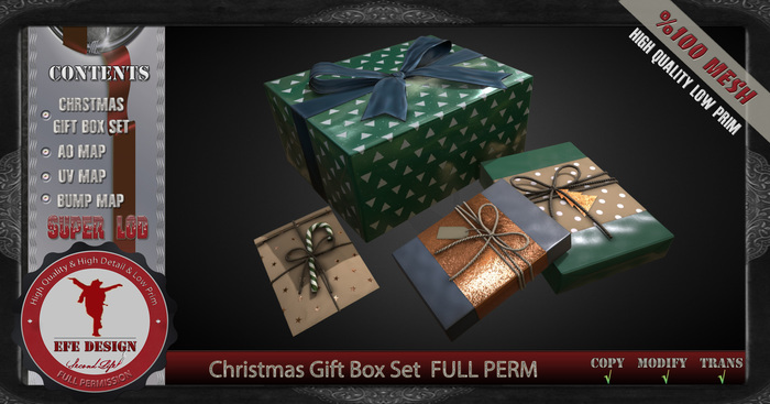 Christmas Gift Box Set Full Permission ADD