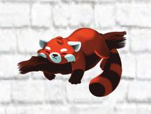 Red Panda Wall Decal