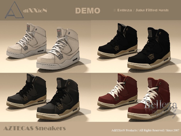 Belleza Jake .: AdiXXioN :. Sneakers Aztecas DEMO