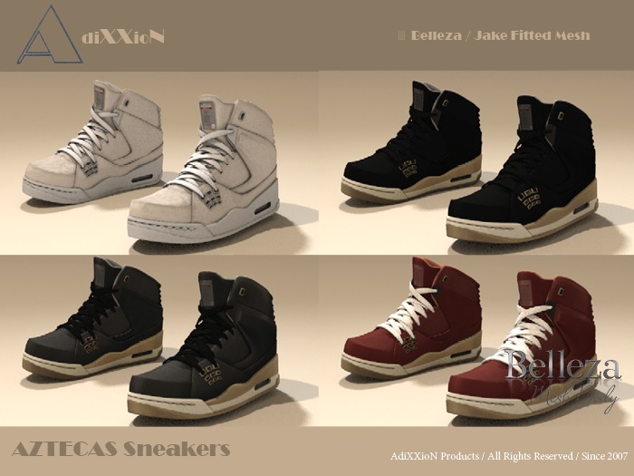 Belleza Jake .: AdiXXioN :. Sneakers Aztecas Fat Pack