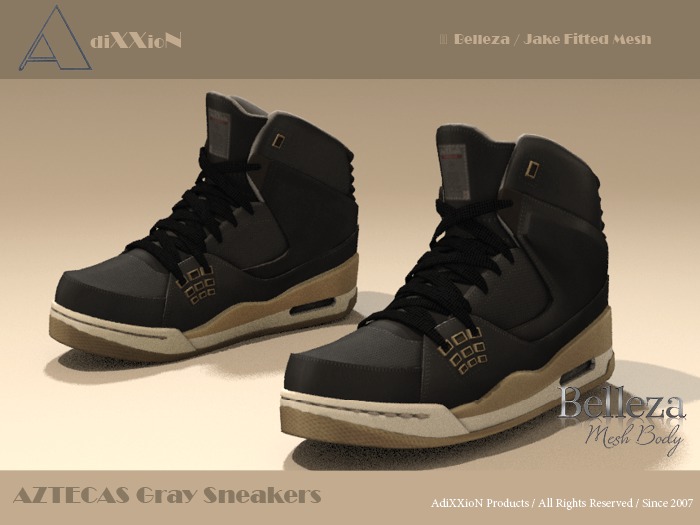 Belleza Jake .: AdiXXioN :. Sneakers Aztecas Gray