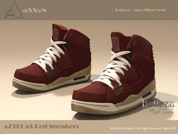 Belleza Jake .: AdiXXioN :. Sneakers Aztecas Red