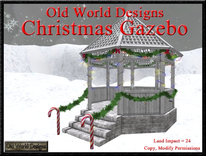 Christmas gazebo boxed