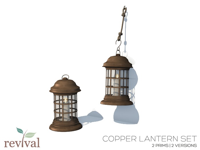 .:revival:. copper lantern set