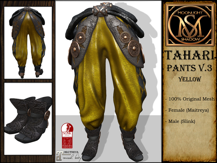 "Moon_Sha" Tahari Pants V.3 - Yellow (Boxed)