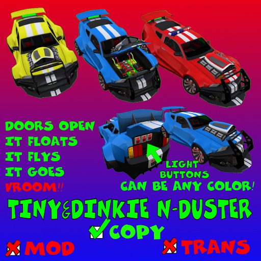 TINY & DINKIE MESH N-DUSTER(BOXED)