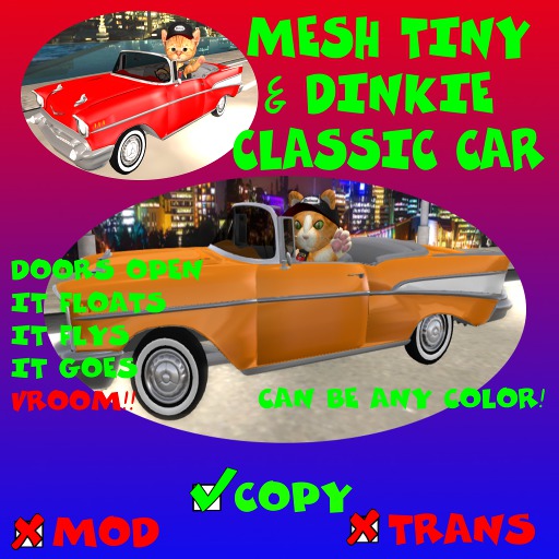 TINY & DINKIE MESH CLASSIC CAR v2(BOXED)