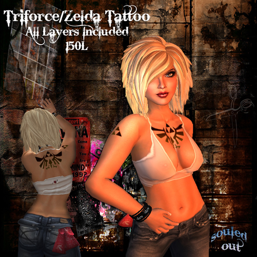 Triforce/Zelda Tattoo