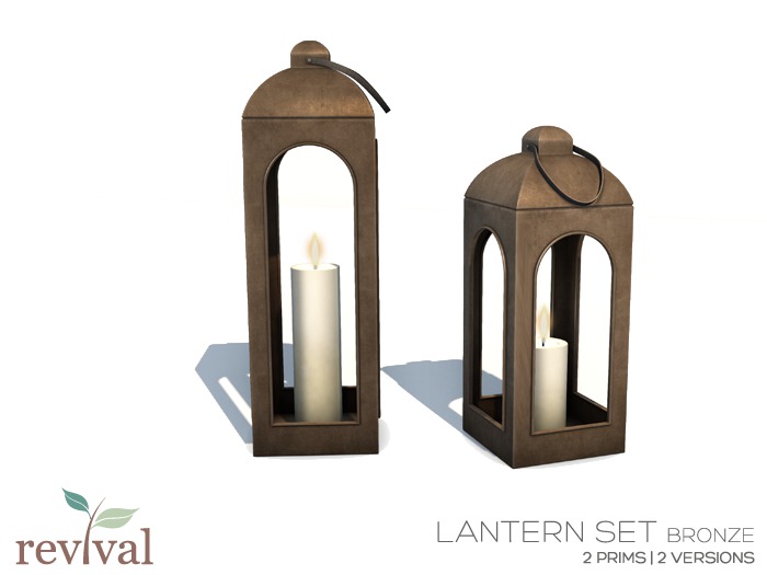 .:revival:. lantern set bronze