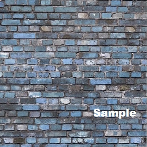 Old Brick Blue Texture Seamless CM