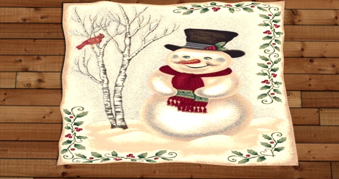 Rug - Snowman