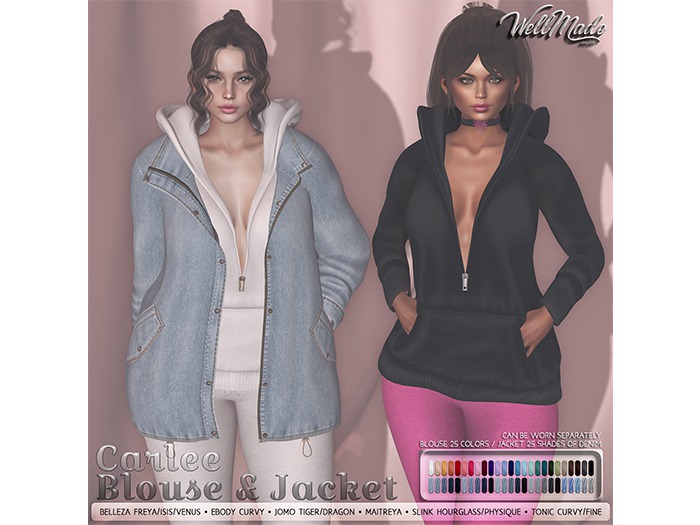 [WellMade] Carlee Blouse & Jacket