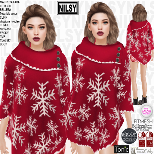 SNOWFLAKE CAPE OUTFIT,ALL BODIES