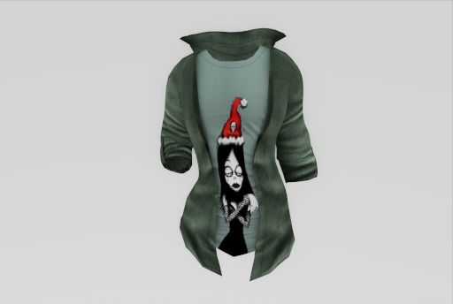 *WW* Green Gothic OF Collared Shirt