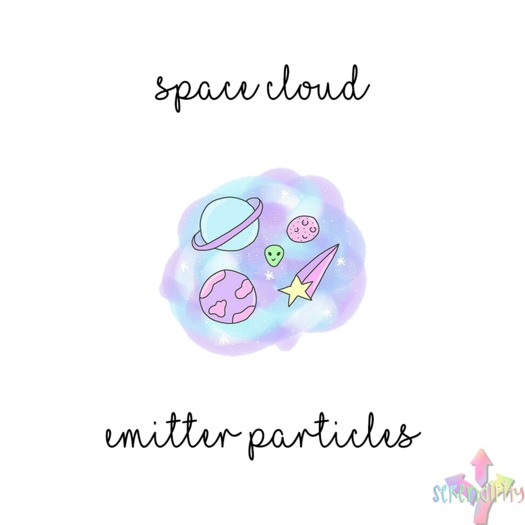 Space Cloud Emitter Particles