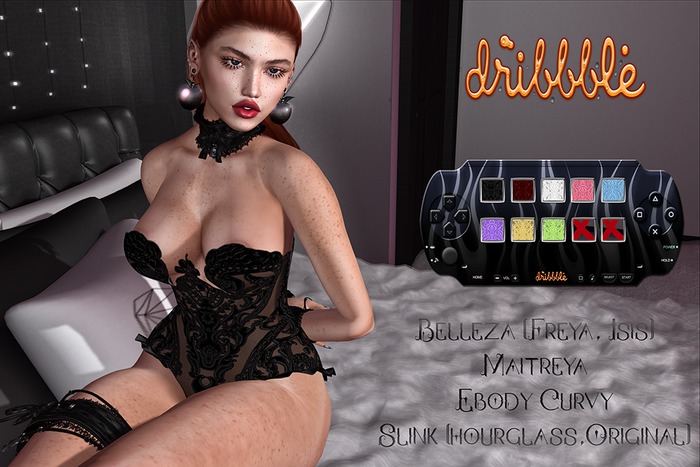 DRIBBBLE SASHA BODYSUIT (Ebody, Slink, Maitreya and Belleza)