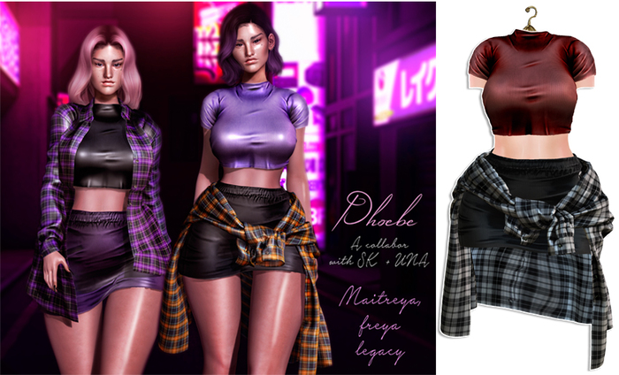 UNA.Sk. Phoebe RedBlack