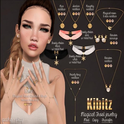 Kibitz - Reindeer earring - silver