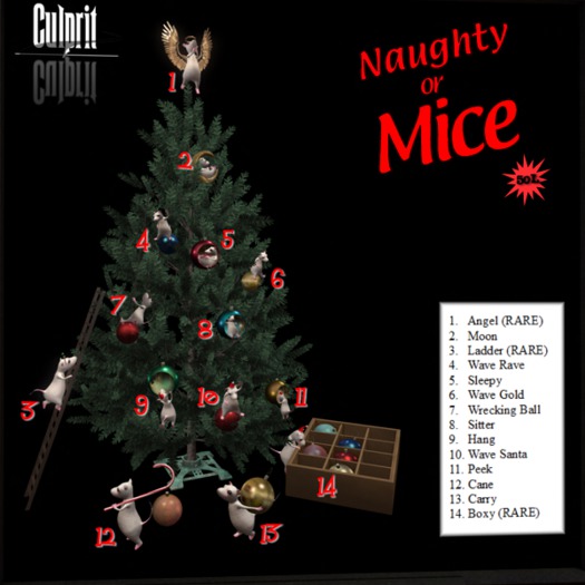 Culprit Naughty or Mice Hang
