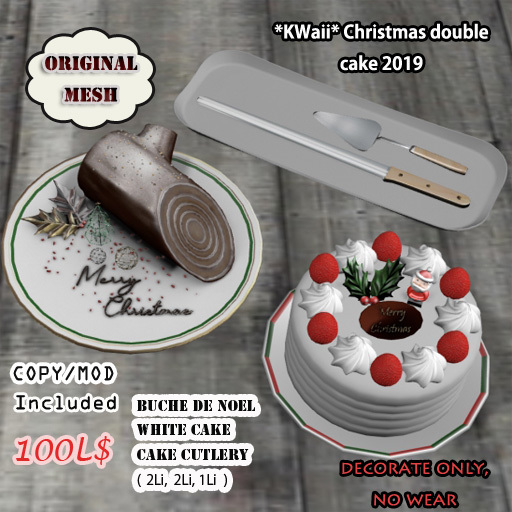*KW* christmas double cake