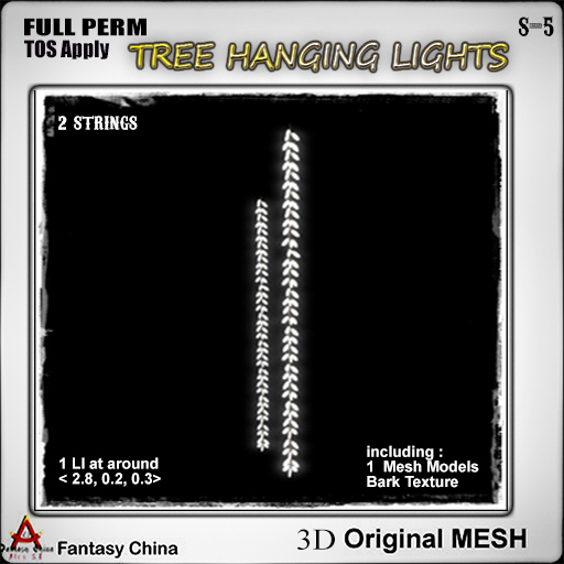 Full Perm Tree Hanging Lights s-5