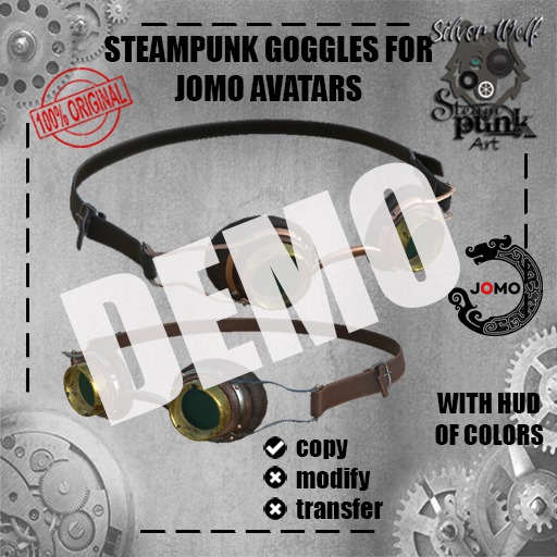 SW - Steampunk Goggles Jomo (Box) DEMO