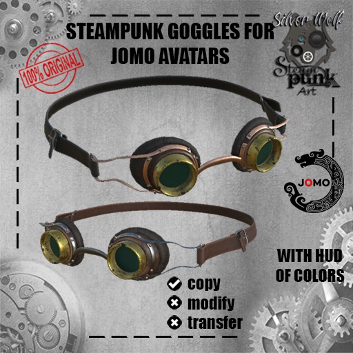SW - Steampunk Goggles Jomo (Box)