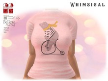[Whimsical] Girl's Mesh Shirt - Uni Bear