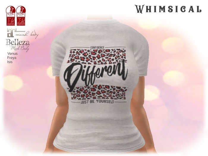 [Whimsical] Girl's Mesh Shirt - Be Different