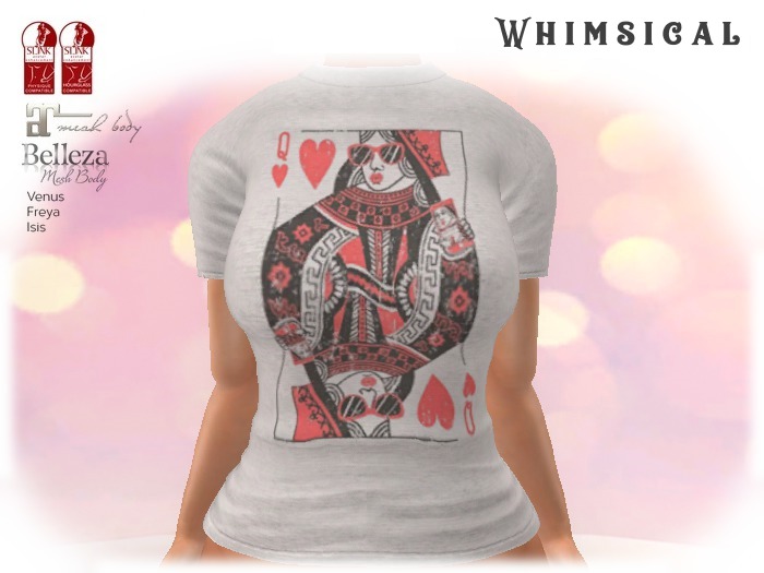 [Whimsical] Girl's Mesh Shirt - Queen