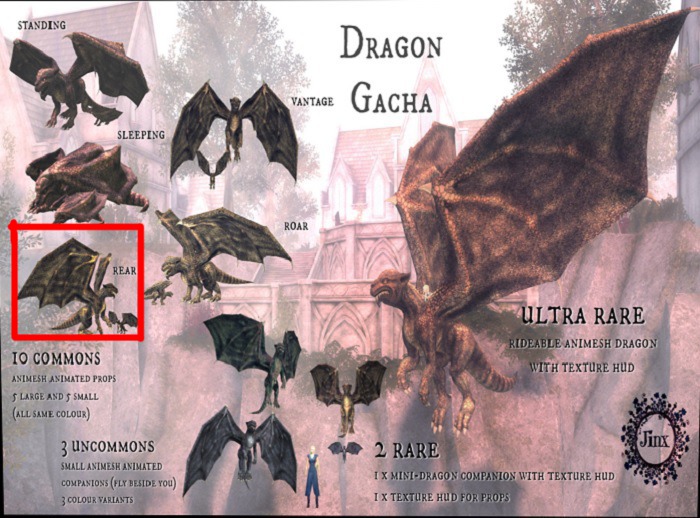 Mr Necturus & Jinx : Dragon Gacha Rear SMALL