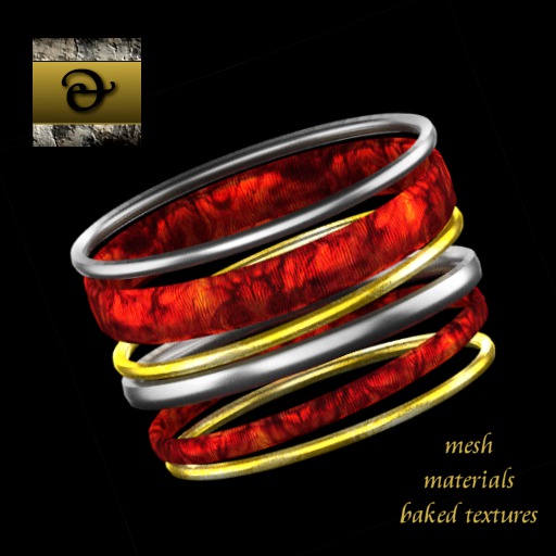 Holiday Bangles - Ruby