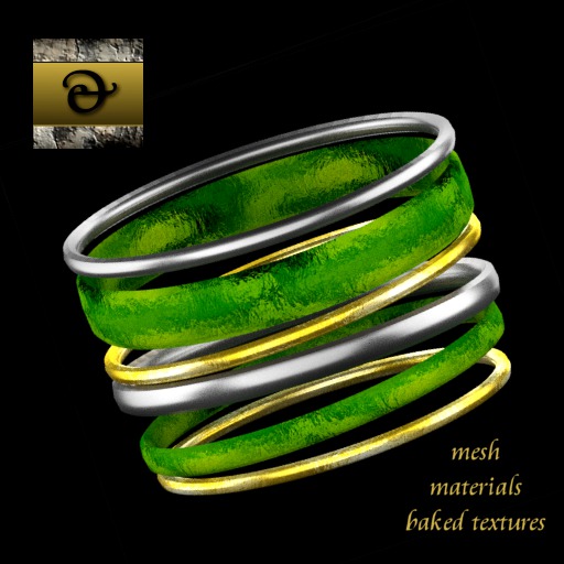 Holiday Bangles - Emerald