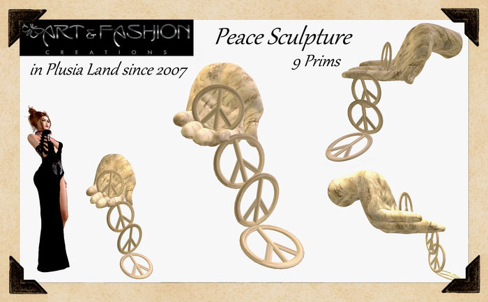 ART & FASHION - PEACE SCULPTURE
