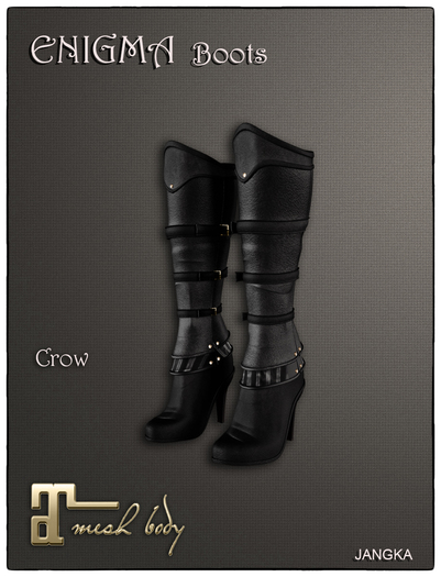 [JANGKA] ENIGMA BOOTS Crow [Maitreya]