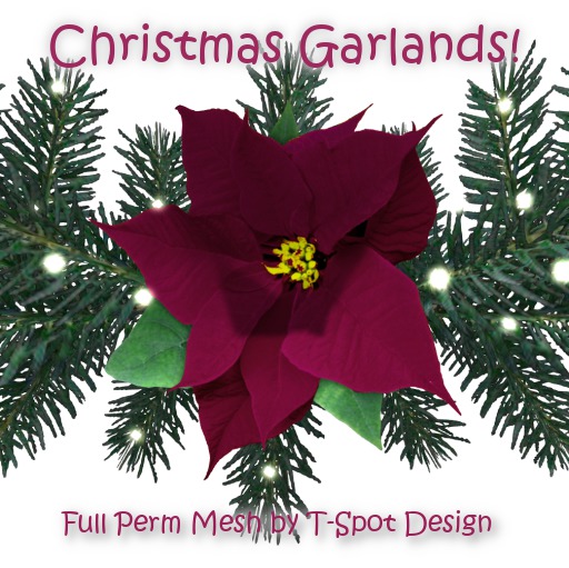 T-Spot Mesh - Christmas Garlands - Full Perm - LI=0.5