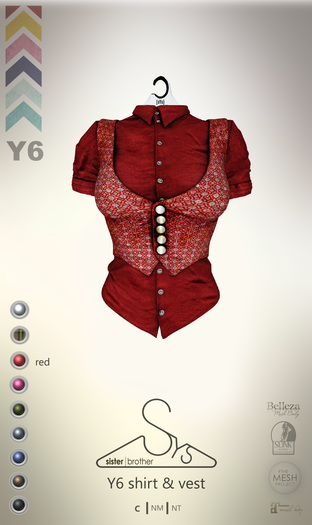 [sYs] Y6 shirt (body mesh) - red