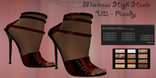 Mistress Red High Heels With Skin Changer