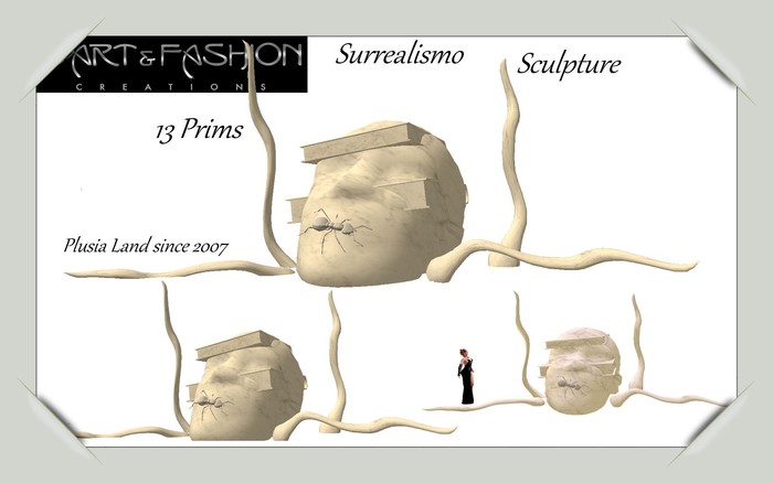 ART & FASHION - SURREALISMO SCULPTURE