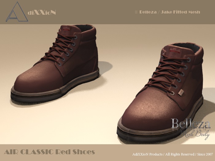 Belleza Jake AdiXXioN AIR CL Classic Shoes Red Earth