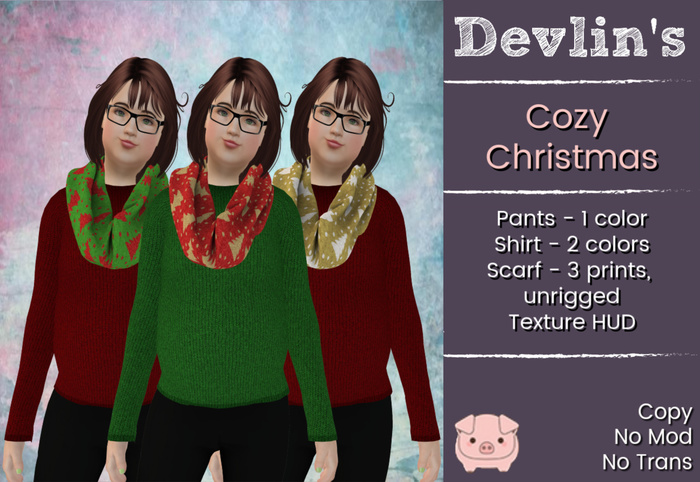 Devlin's (wear) Piggu Cozy Christmas