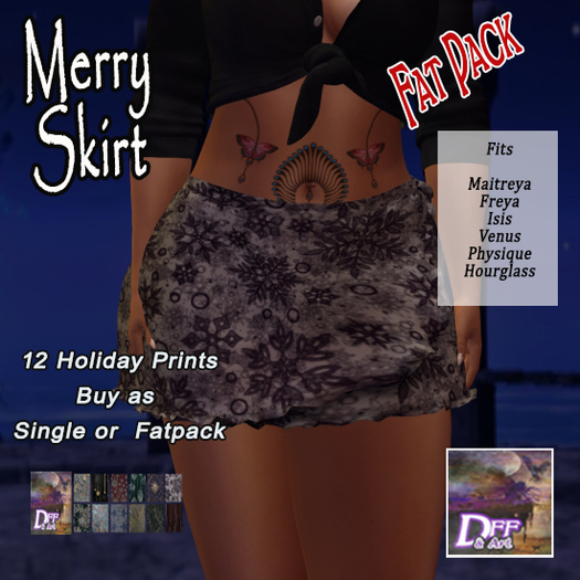 DFF Merry Skirt Short FATPACK