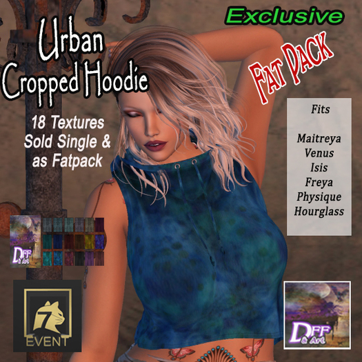 +DFF Urban Cropped Hoodie FATPACK